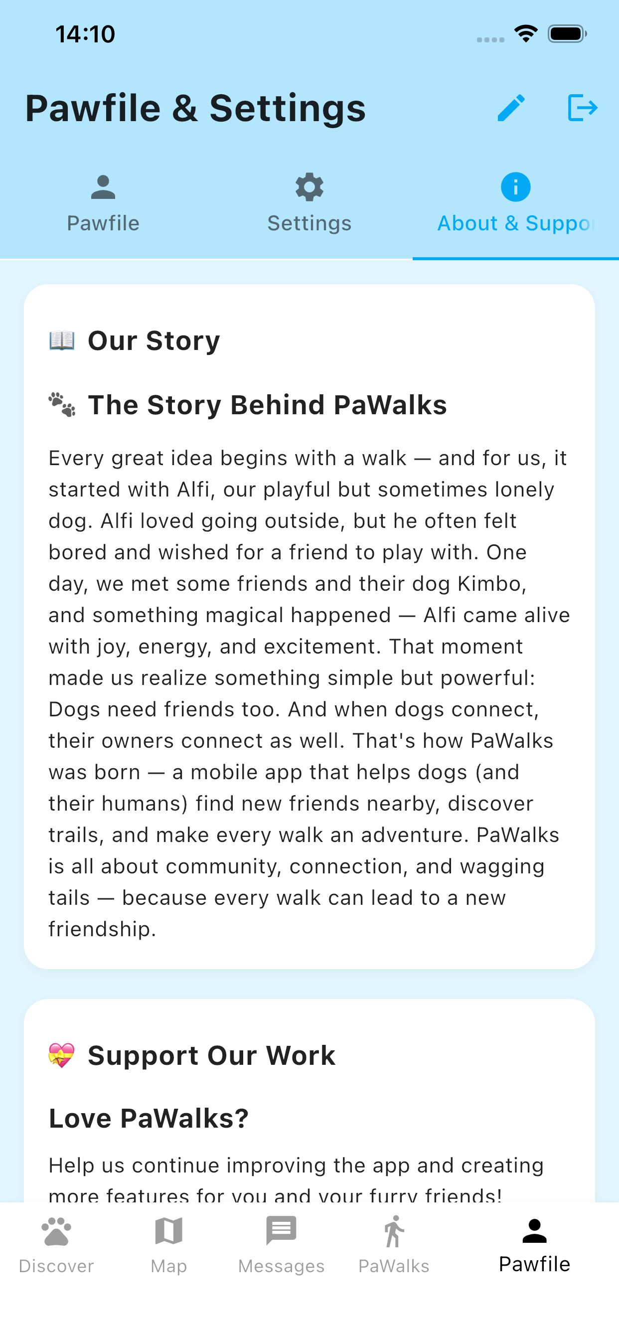 PaWalks - Pawfile